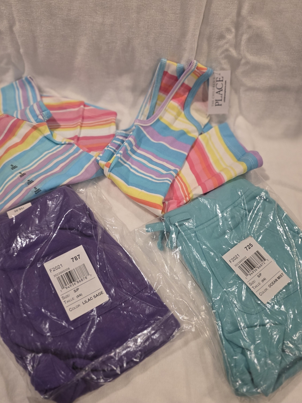 The Children's Place Rainbow Stripe Tank Top + Colorful Basics